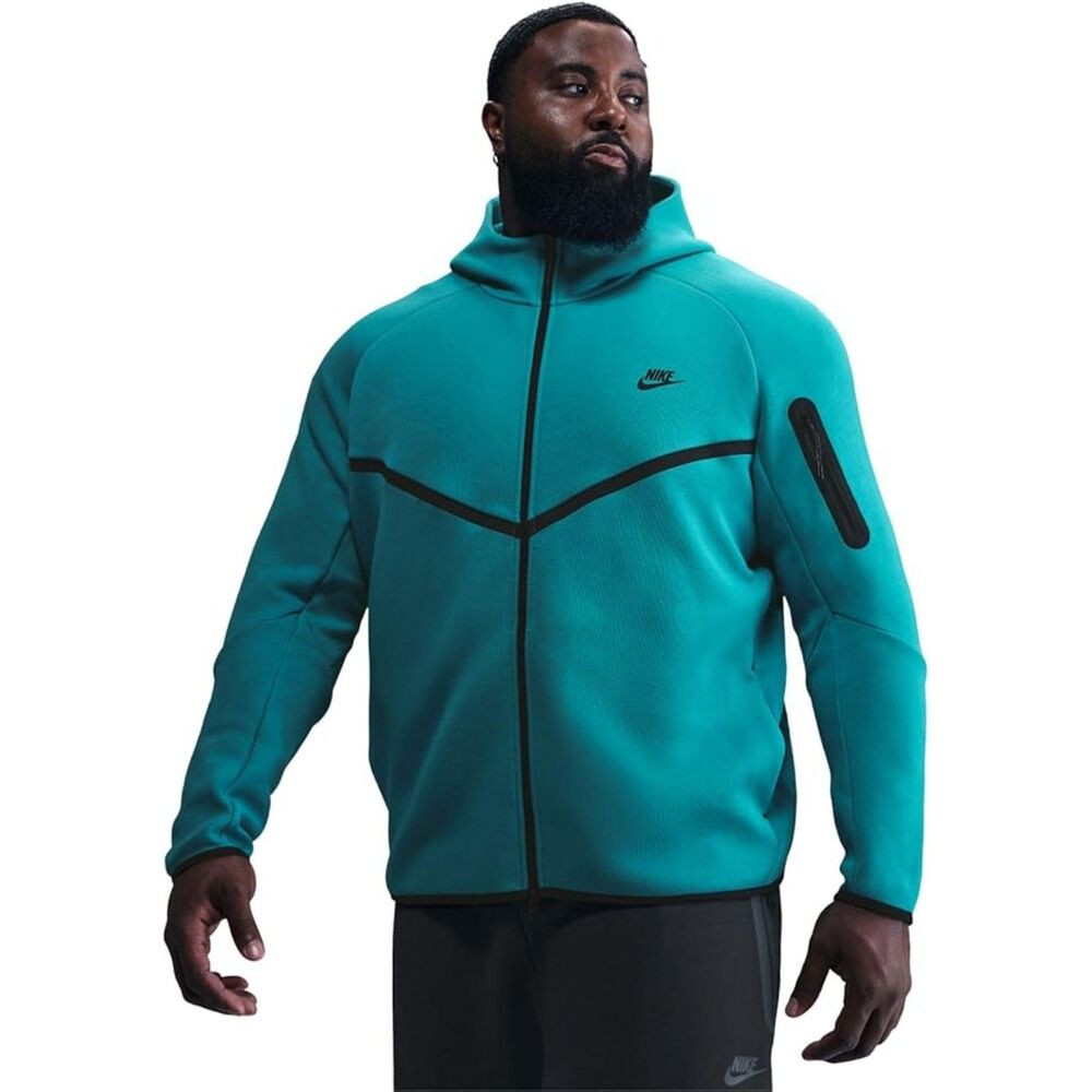 Nike Tech Men's Fleece Windrunner Full-Zip. SIZE S. Dusty Cactus HV0949-345